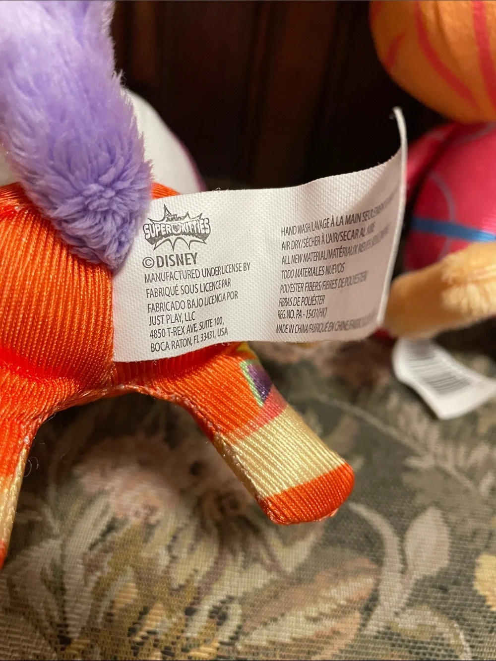 2 Disney Junior Super Kitties plush.